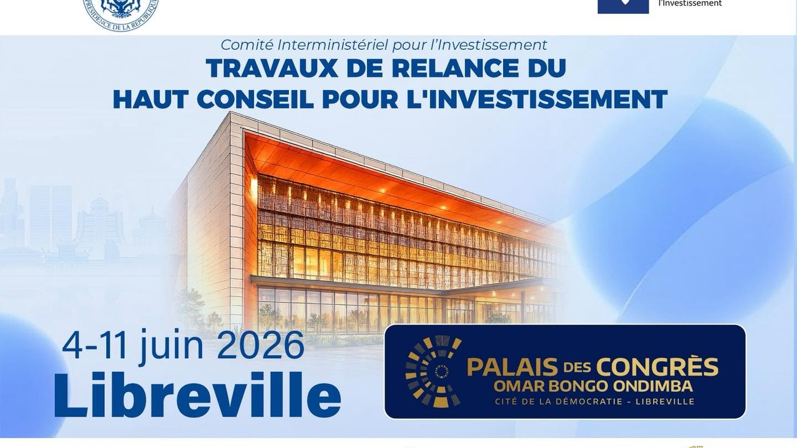 TRAVAUX DU HAUT CONSEIL POUR L'INVESTISSEMENT